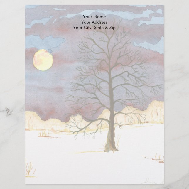 Winter Field Letterhead (Front)