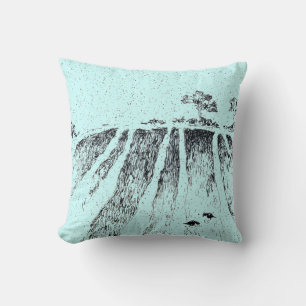Winter Fields by Alexandra Cook Throw Pillow