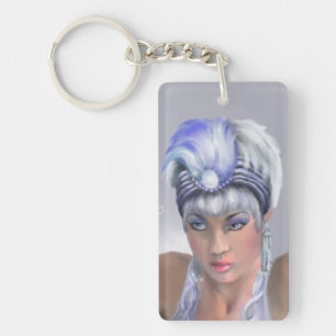Winter Flame Keychain