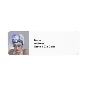 Winter Flame Return Address Labels
