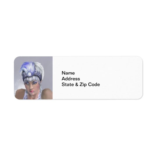 Winter Flame Return Address Labels