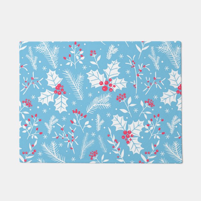 Winter flora 2 doormat (Front)