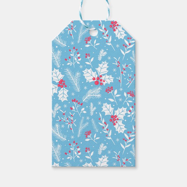 Winter flora 2 gift tags (Front)