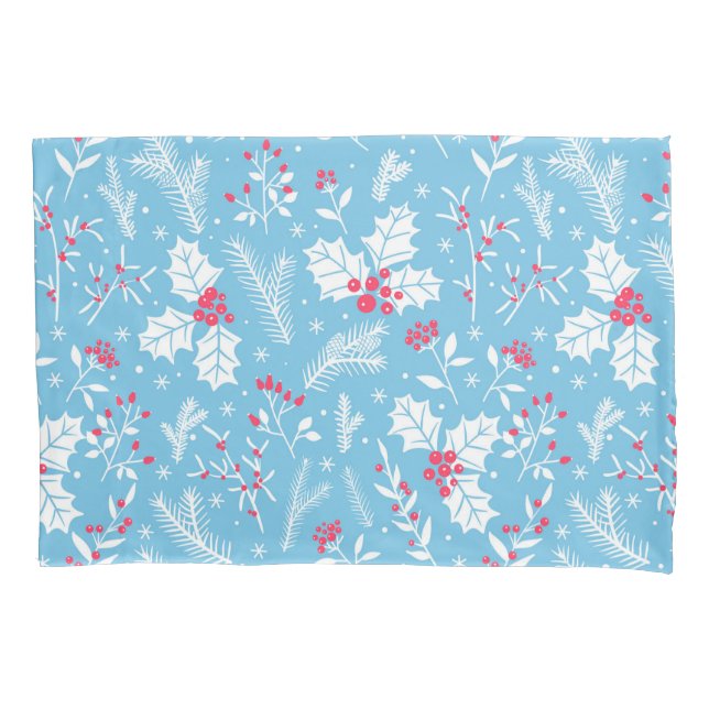 Winter flora 2 pillowcase (Front)