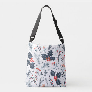 Winter flora crossbody bag