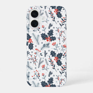Winter flora iPhone 16 case