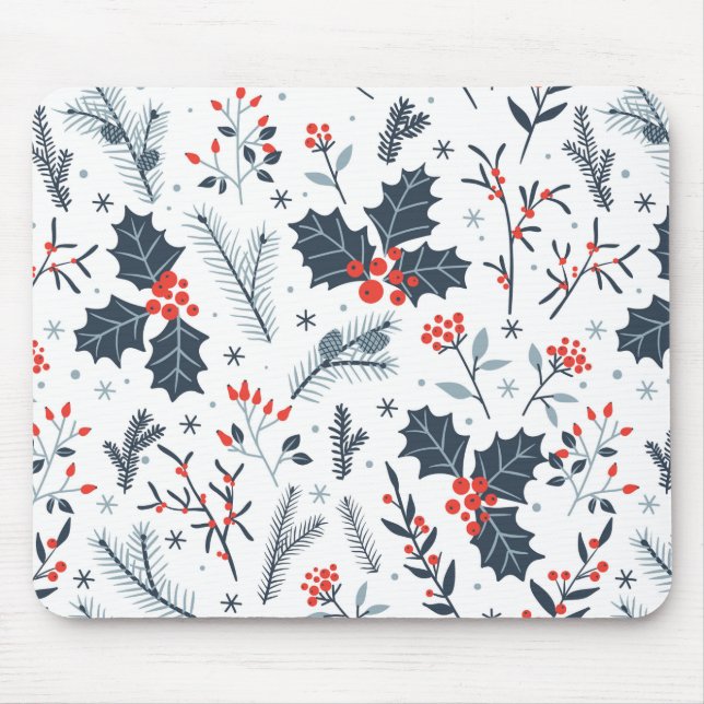 Winter flora mouse pad (Front)