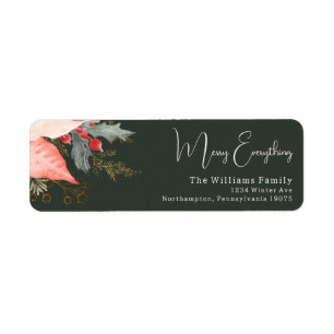 Winter Floral Joyer Tout Retourner Adresse