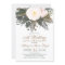 Winter Floral Wedding Anniversary Invitation