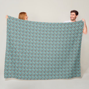 Winter Florals Fleece Blanket