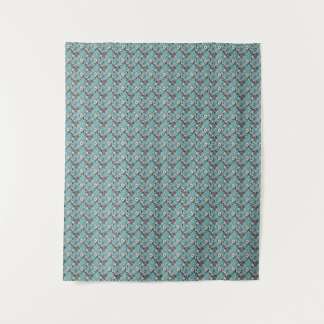 Winter Florals Tapestry (Front)