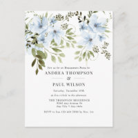 Winter Flowers | Engagement Party Invitation