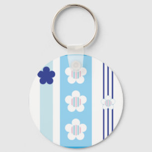 Winter Flowers Keychain