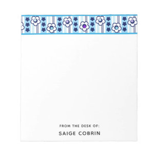 Winter Flowers Notepad