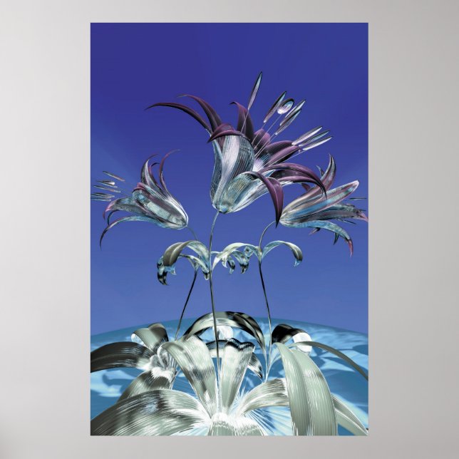 Winter flowers poster (Front)