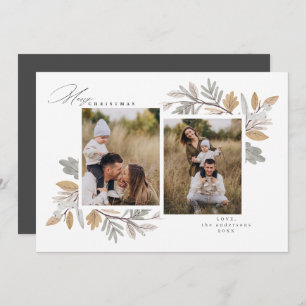 Winter Foliage Holiday Card
