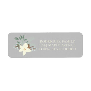Winter Foliage  Return Address Labels