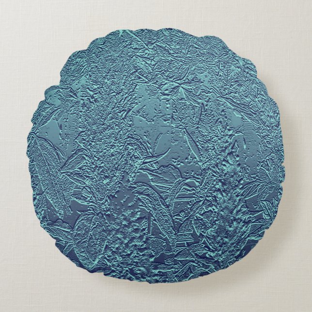Winter foliage...... round pillow (Front)