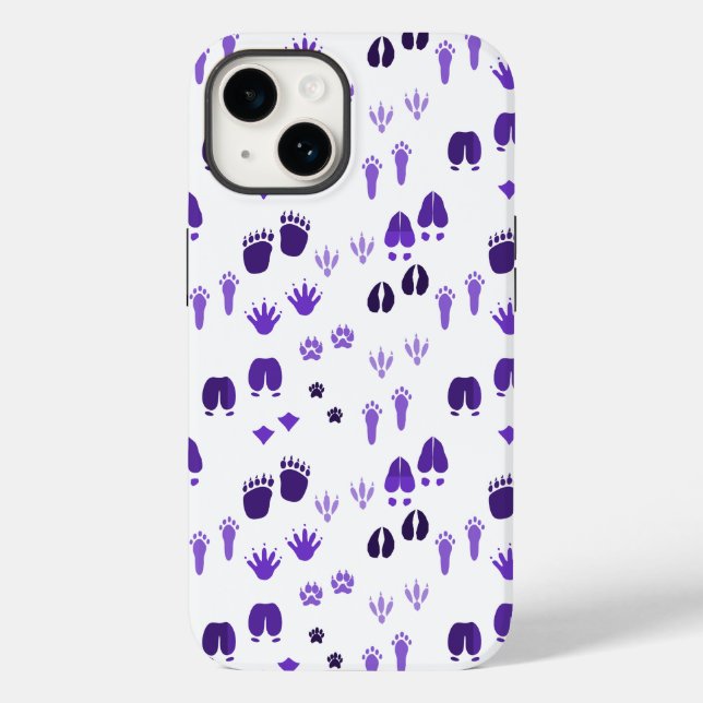 Winter Footprints Case-Mate iPhone Case (Back)
