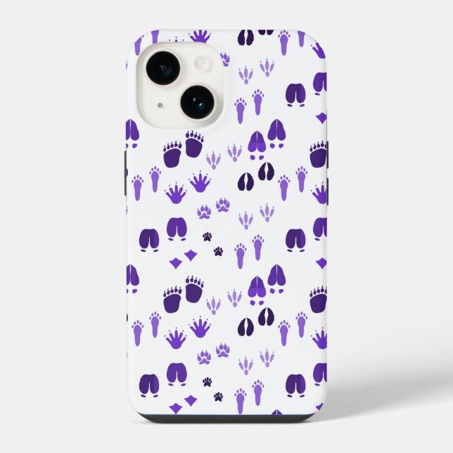 Winter Footprints iPhone Case (Back)