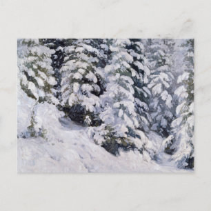 Winter Forest Aleksander Borisov Postcard