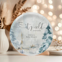 Winter forest baby its cold outside baby shower