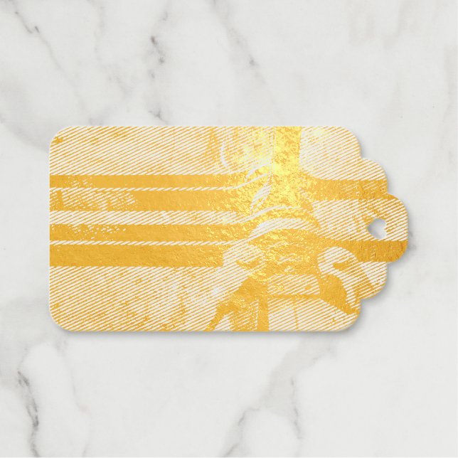 winter forest bridge gift tags (Front (Horizontal))