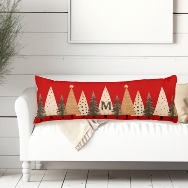 Winter Forest Christmas Monogram Body Pillow (Creator Uploaded)