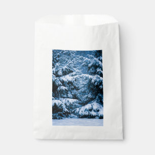 Winter Forest Christmas Tree Favour Bag