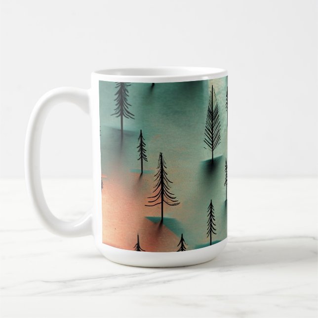 Winter forest coffee mug (Left)