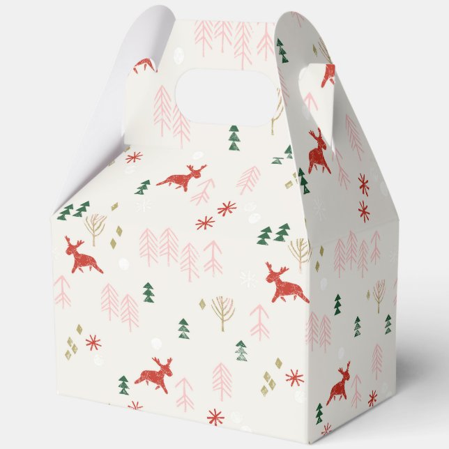 Winter forest favor box (Front)