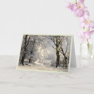 Winter Forest Fine Art Card