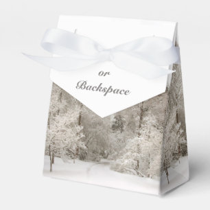 Winter Forest Gift Box Personalized Holiday Boxes