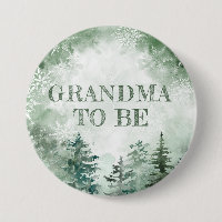 Winter forest grandma to be baby shower