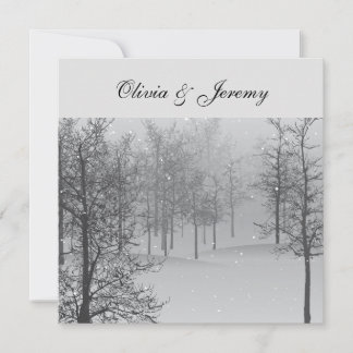 Winter Forest Invitation