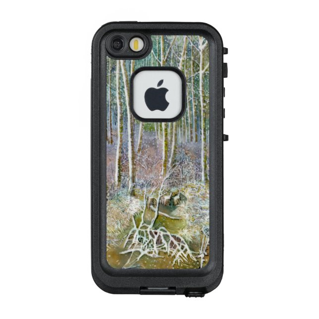 winter forest LifeProof iPhone case (Back)