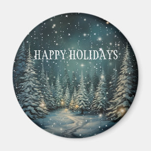Winter Forest Magnet