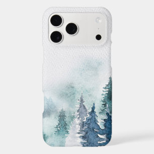 Winter Forest Moody Watercolor Personalized