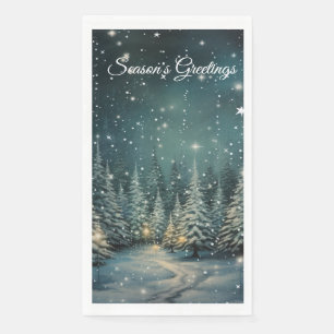 Winter Forest  Napkin