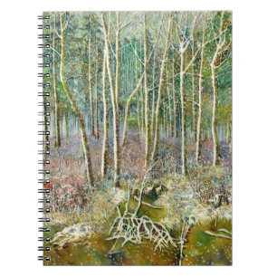 winter forest notebook