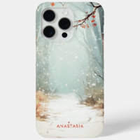 Winter Forest Painting Custom Name