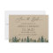 Winter Forest Pine Trees Elegant Wedding