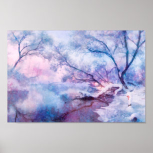 Winter Forest Poster