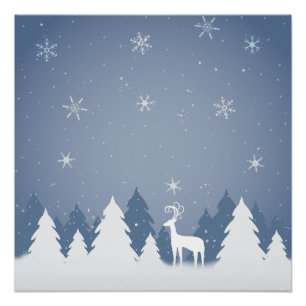 Winter Forest Poster