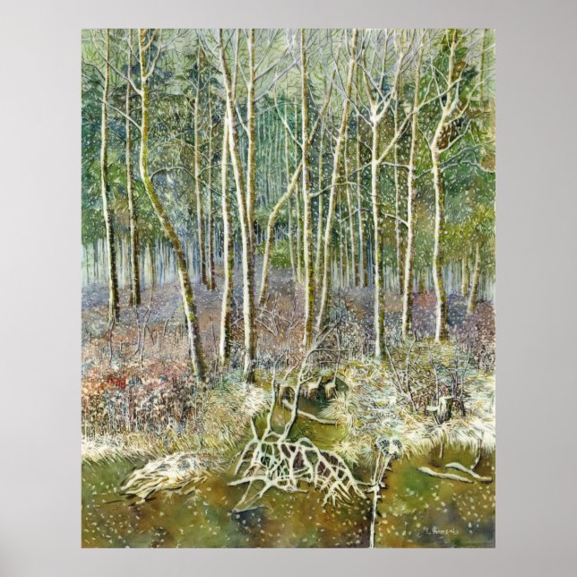 winter forest poster (Front)