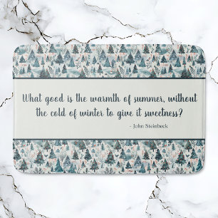 Winter Forest Serenity Bath Mat