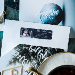 Winter Forest Snowman Christmas Return Address<br><div class="desc">Add a whimsical touch to your outgoing Christmas Cards this holiday season with Winter Forest Snowman Christmas Holiday Return Address Labels. Address label design features a cute snowman in a charming top hat and scarf standing in a winter forest scene with falling snow. Additional gift and holiday items available with...</div>