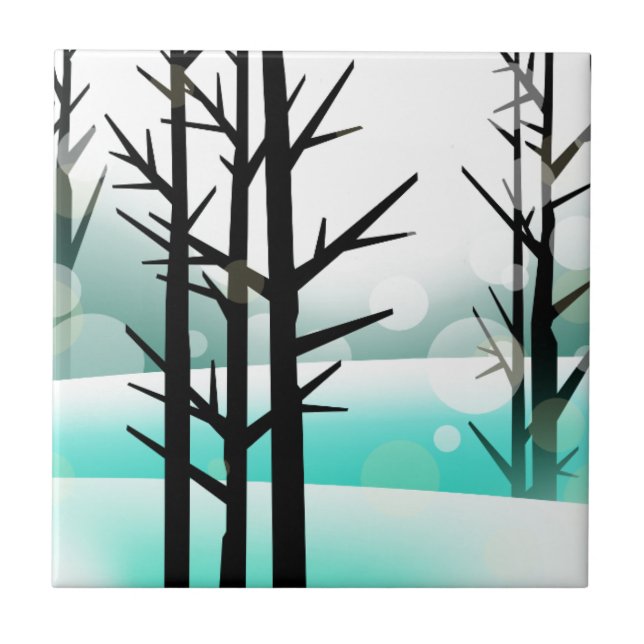 Winter Forest Tile (Front)