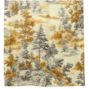 Winter Forest Toile de Jouy Pattern (11)