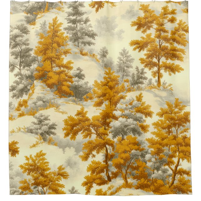 Winter Forest Toile de Jouy Pattern (8) (Front)